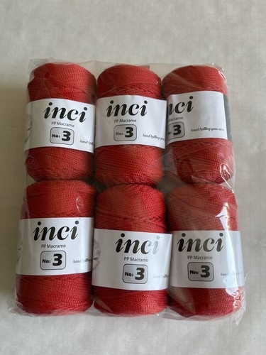 Inci macrame cord 3 yarn - pp, no