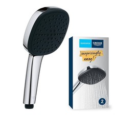 GROHE Vitalio Comfort 110-Shower Set (Square 11cm Hand Shower 2 Sprays