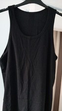 MENS VEST FROM ASDA BLACK  SLEEVELESS