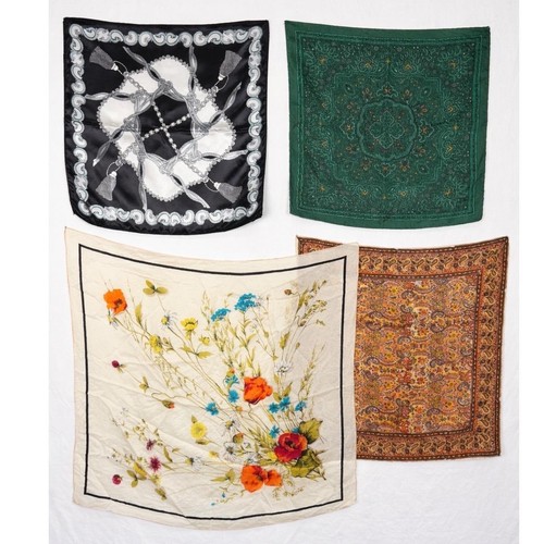 Vtg square scarf bundle - vtg, 4pc