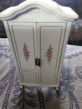 Dolls House 1/12 Scale Wooden Wardrobe