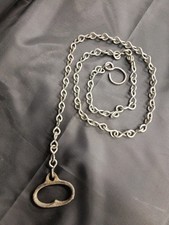  GLAVANIZED INDUSTRIAL HIGH LEVEL CISTERN LOO PULL / TOILET PULL, CHUNKY CHAIN 