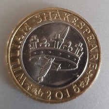 2016 William Shakespeare £2