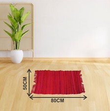 Handmade Chindi Rag Rug 100%