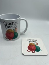Crochet Queen Mug / Funny Gift