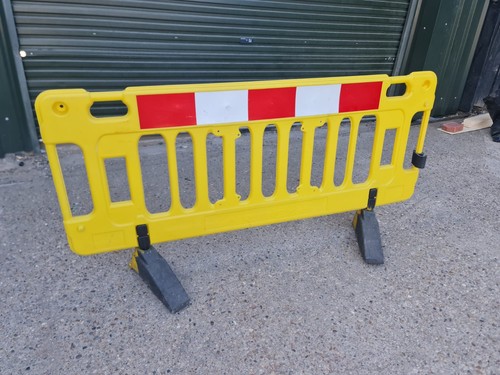 Yellow plastic road safety - yellow,