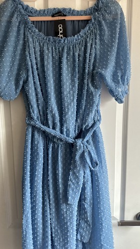 Plus dobby mesh tie dress - mesh,
