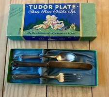 Vintage Tudor Plate 3 Piece