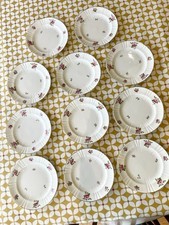 Pretty Vintage Tea Plates By Heathcote China X 11