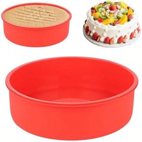 2pcs 20cm round silicone - silicone, cake