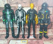 Fornite Skull Trooper,  Midas Gold, Voyager 12" inch Action Figures Toy Y347