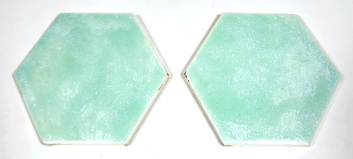 Vintage pair hexagon - 4",