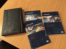 Land Rover Defender Owners Handbook In Car Entertainment Warranty Leather