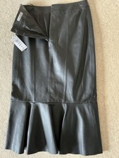 M&S Per Una Black Leather