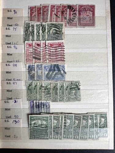 Newfoundland stamps used - used, &