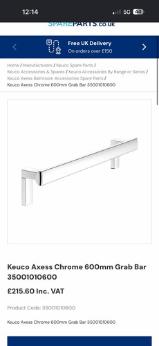 Keuco axess chrome - chrome, bar