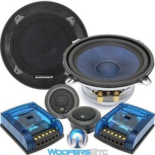 AUDIOBAHN ABC525T 5.25" 120W RMS COMPONENT SPEAKERS SILK TWEETERS CROSSOVERS NEW