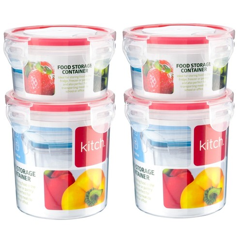 Round food storage containers - food,