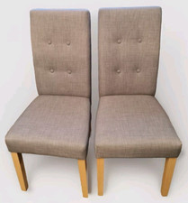 LUCY 2 Grey Fabric Dinning