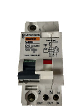 Merlin Gerin RCBO 40 Amp 30mA Type C 40A Multi 9 MCB/RCD V40H1N40 26899