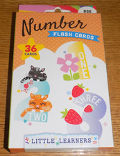 Little Learners Educational Flash Cards - Numbers - Early Years Resource NEW