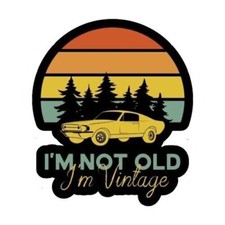 Funny Aging Sticker not old im