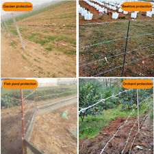 Barbed Wire Galvanised Steel Livestock Paddock Field Garden Security Fencing
