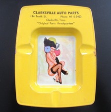 Vintage 1950s Pinup Tin Litho