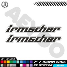 2x IRMSCHER Vinyl Sticker