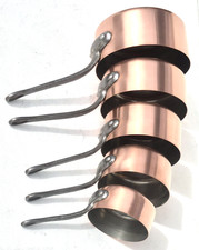 Vintage French Copper Pan Set