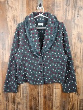 Kaliko Grey Wool Blend Polka