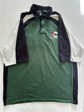 The Archery Company Rugby Shirt By RAM Men’s 2XL Black Green White Short Sleeved