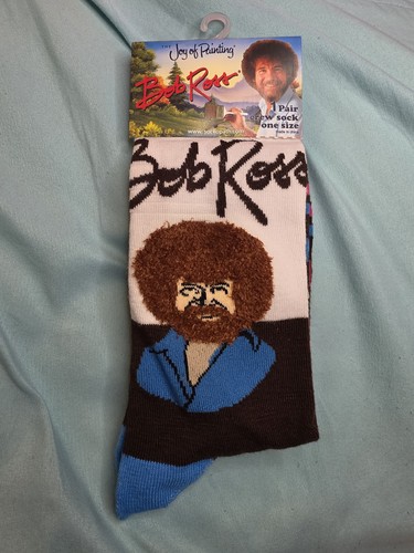 Bob ross novelty mens socks - bob,