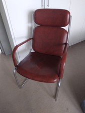 Vintage Mauser Cantilever Office Meeting Armchair Late 60s/Early 70s Needs TLC 
