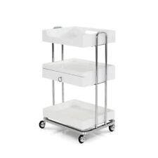Beauty Salon Trolley White