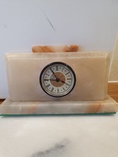 Marble/onyx Mantle Clock (New
