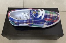 Lyle & Scott multi-coloured boat shoes. New. UK 9