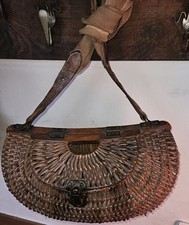 FISHING WICKER CREEL BASKET