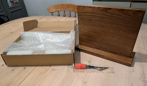 Wooden magnetic knife - knife, block