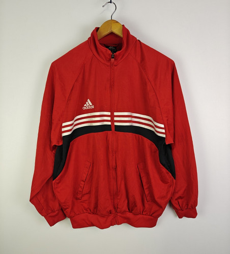 Adidas men red white striped - red/white,