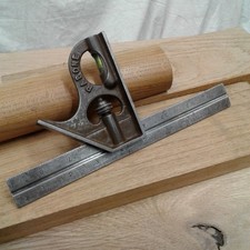 J. Rabone & sons Rare vintage 9" combination square, No1902. cleaned, good cond