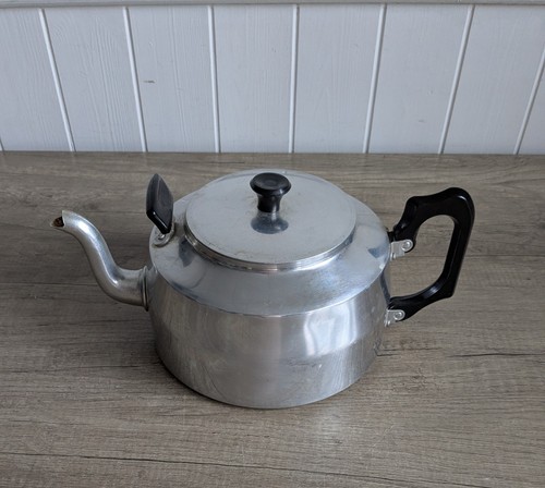 Vintage aluminium silver tea - vintage,
