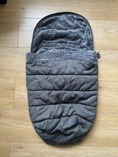 iCandy Peach 6 Liner & Footmuff in Dark Grey