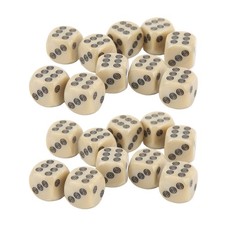 C-20 Pcs Six Sided Dice 16mm