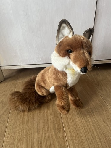 Hansa sitting fox poseable - hansa,