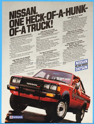 1983 nissan 4x4 - 4x4, truck