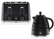 Swan Symphony Black Kettle & 4