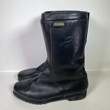 Alpinestars Leather Gore-Tex Motorcycle Boots UK 12 Men's Mid-Calf Motorbike 47
