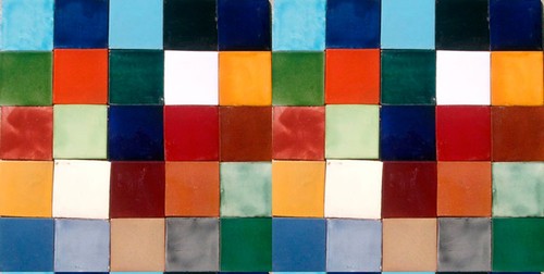 Mexican tiles solid colors - 50,