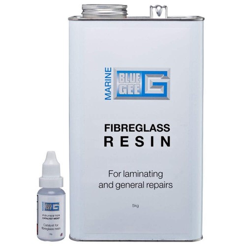 Blue gee fibreglass resin - blue,